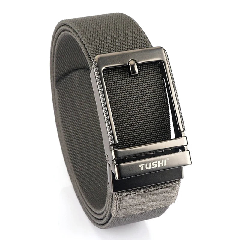 VATLY Herren Stretch-Gürtel 38mm mit Automatik-Schnalle aus Nylon