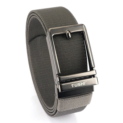VATLY Herren Stretch-Gürtel 38mm mit Automatik-Schnalle aus Nylon