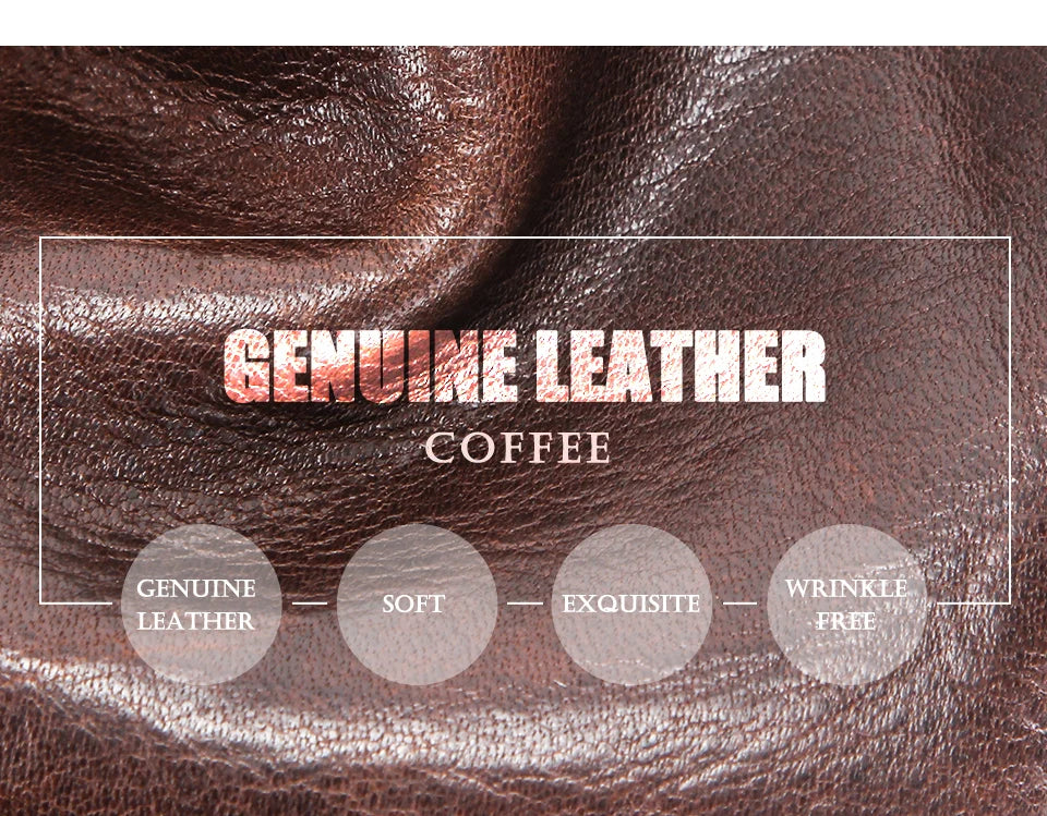 Herren Echtleder Geldbörse Bifold Vintage RFID Kartenhalter Geldclip Münzfach Reise
