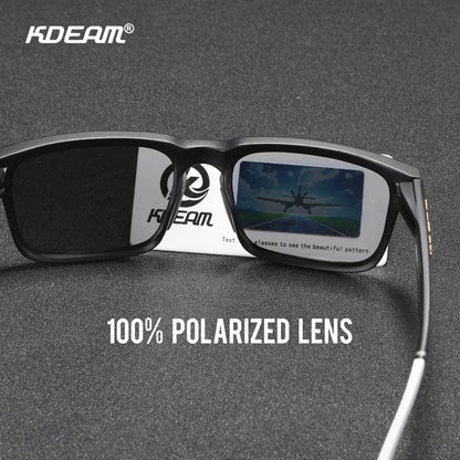 Sonnenbrille quadratisch polarisiert 37 Farben UV400 lässig Outdoor Unisex