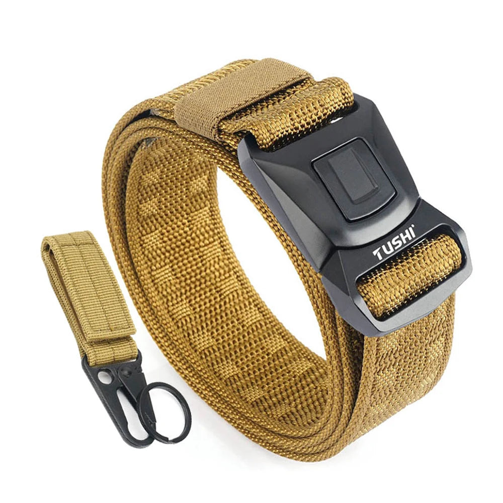 VATLY Army Tactical Gürtel Herren 1200D Nylon Anti-Rost Schnalle Outdoor