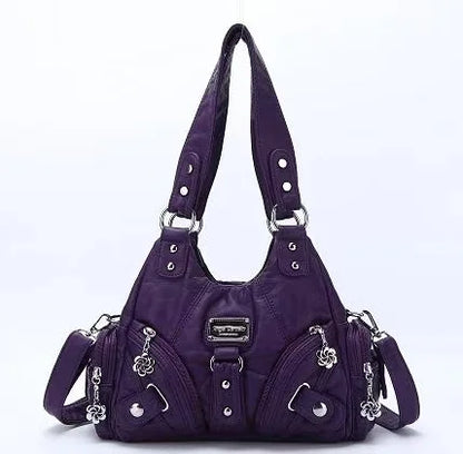Damen-Handtasche mit Top-Griff und Mehrfachinnenfächern für Alltag und Freizeit Leichtgewichtig