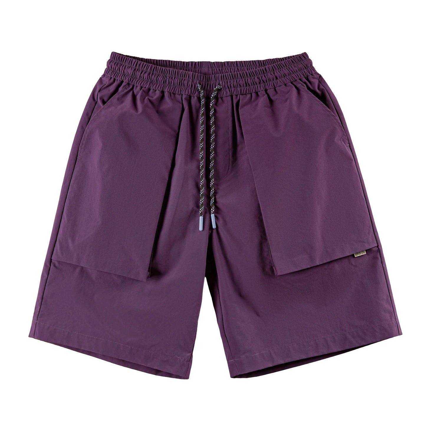Herren Shorts aus leichtem Material mit großen Taschen in Schwarz