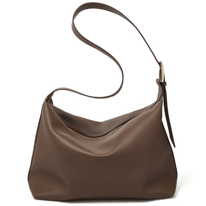 Damen Tote Tasche aus Split-Leder mit großem Fassungsvermögen Crossbody