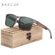 Sonnenbrille Holz Walnuss Marken-Design polarisiert UV400 Herren Damen