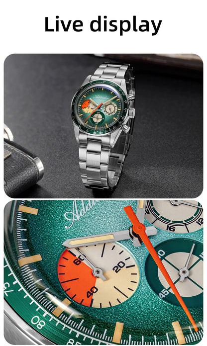 Herren-Chronograph mit OS20-Werk und Retrodesign