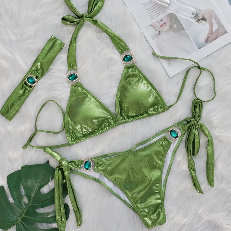 Sexy Bikini-Set für Damen mit Push-up-Effekt – ideal für Strand und Pool
