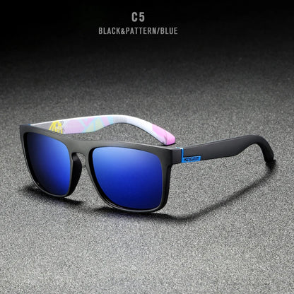 Sonnenbrille quadratisch polarisiert elastisch Spiegel 17 Farben Unisex