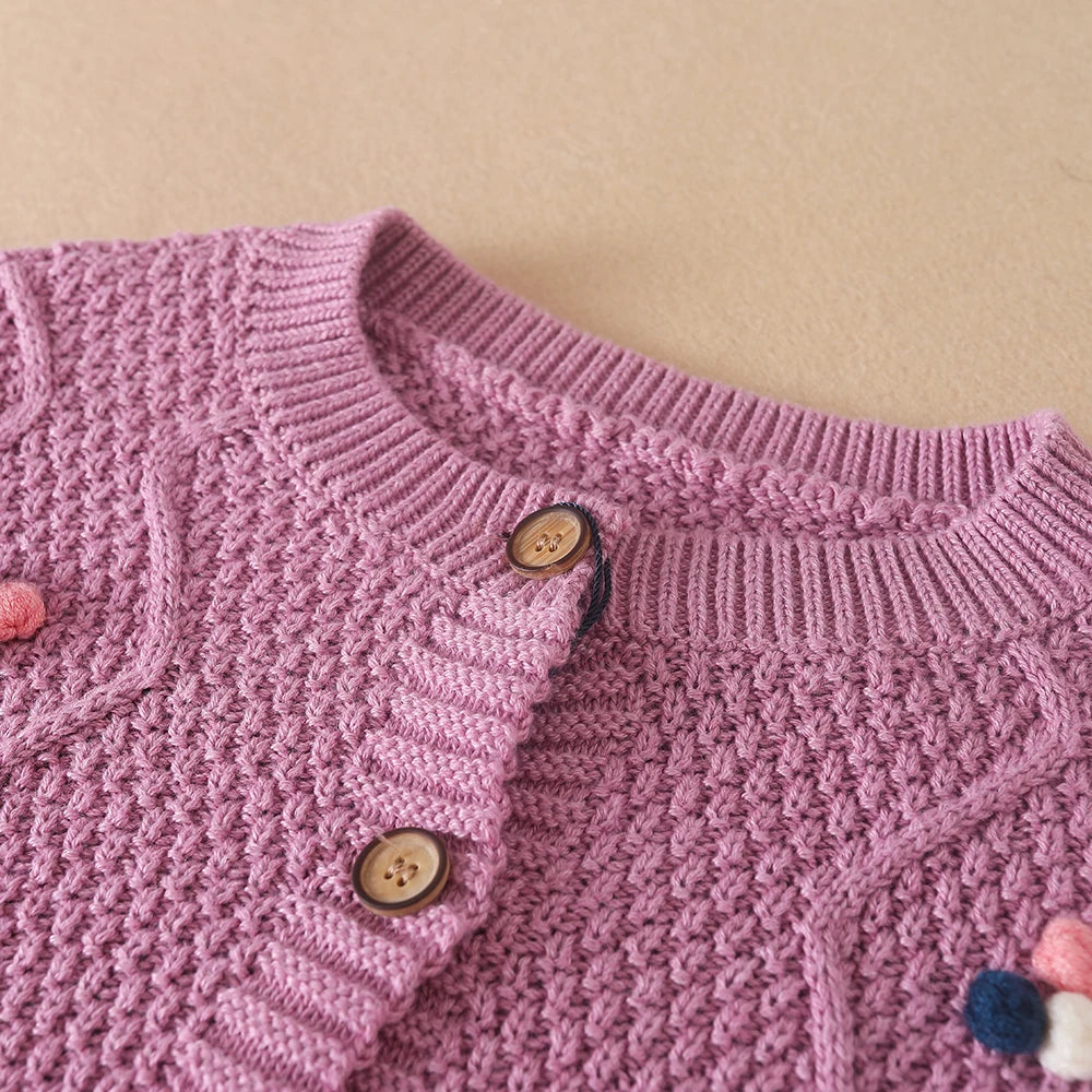 Baby Mädchen Stricken Pullover Kinder Strickjacken Oansatz Frühling Herbst Pullover Strickjacken Mantel Kinder Nette Kleidung