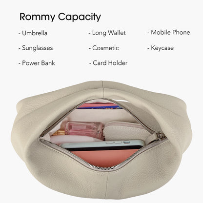 Schafsleder Hobo-Tasche Dumpling-Form | Halbmond
