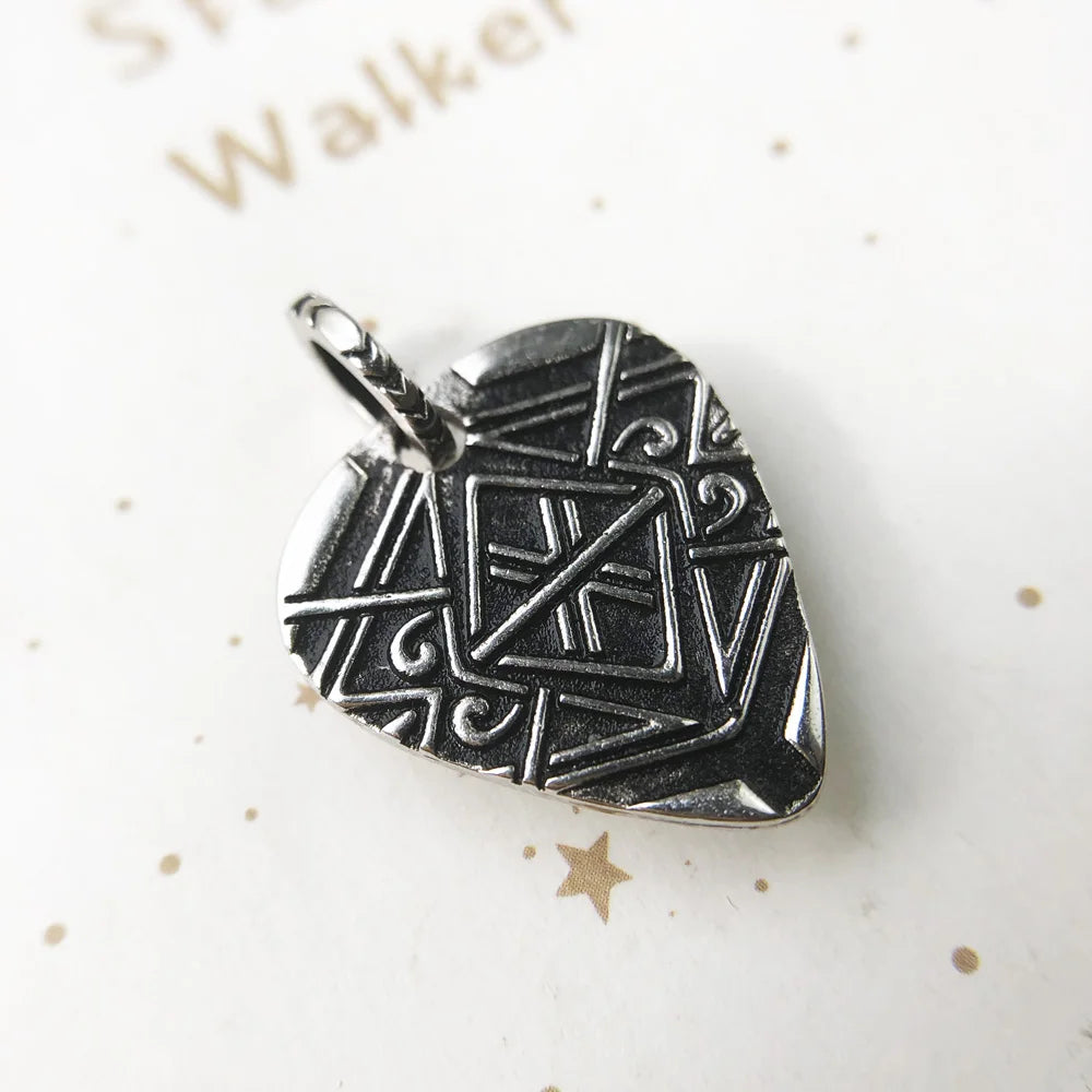 Damen-Charm-Anhänger Erkennungsmarke Vintage II aus Sterlingsilber