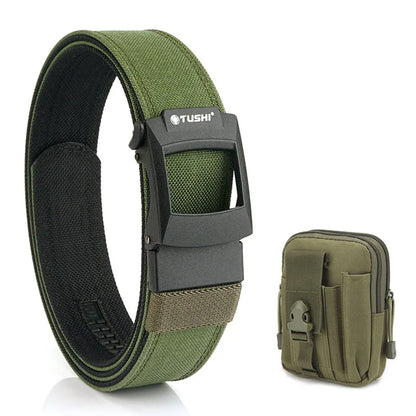 Unisex-Taktisch-Gürtel aus Nylon mit Metall-Schnellverschluss für Outdoor und Alltag