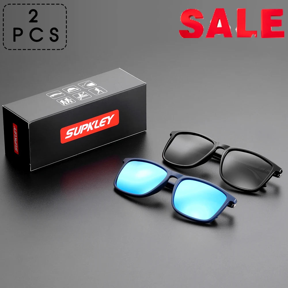 Sonnenbrille Sport quadratisch polarisiert leicht Herren Original-Etui B