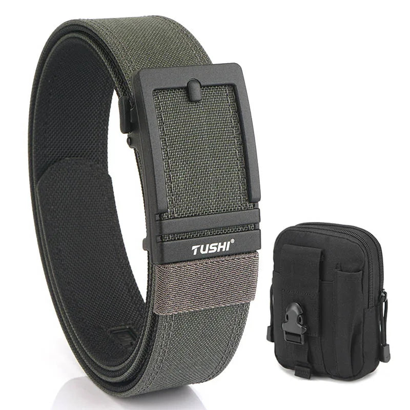 Unisex-Taktischer Gürtel aus 1100D Nylon mit Zinklegierung-Schnalle und Schnellverschluss 3,8 cm Breite