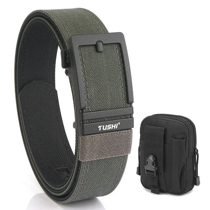Unisex-Taktischer Gürtel aus 1100D Nylon mit Zinklegierung-Schnalle und Schnellverschluss 3,8 cm Breite
