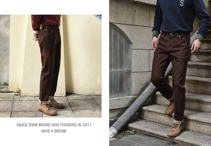 Herren Jeans aus Selvedge-Denim im Vintage-Stil mit Tapered Fit