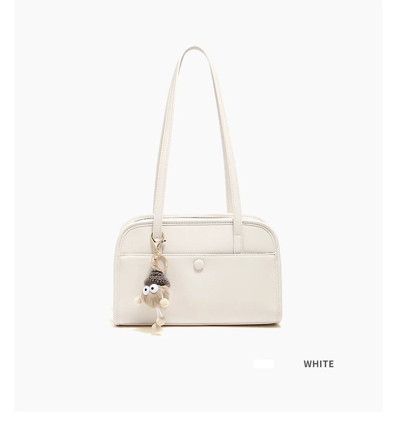 Damen Schultertasche Aus PU-Leder Mit Cross Body