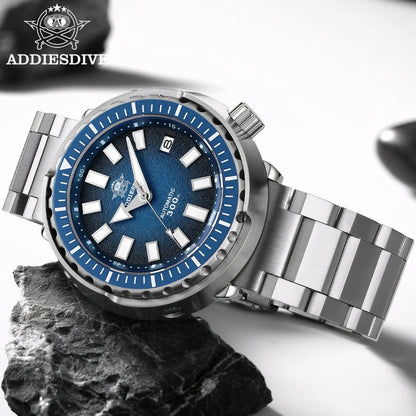 Herren-Profi-Taucheruhr mit Automatikwerk und 300 m Wassertiefe