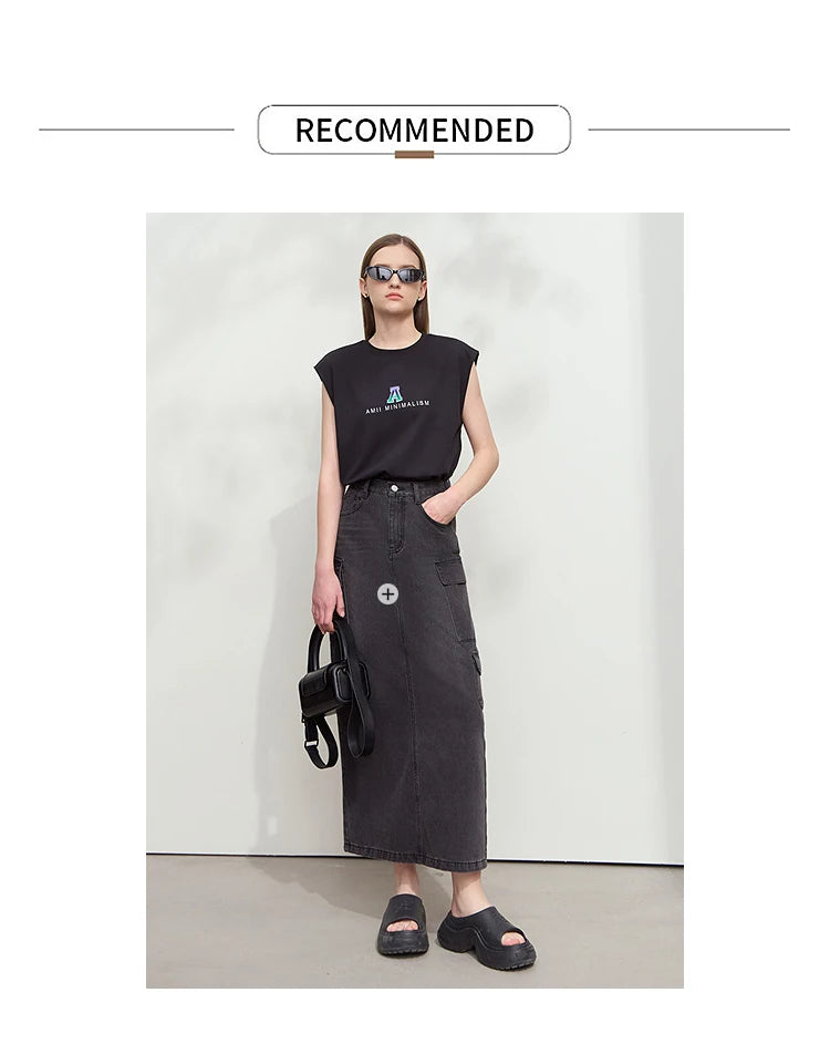 Damen T-Shirt mit Rundhalsausschnitt und besticktem lockeren Design für den Sommer