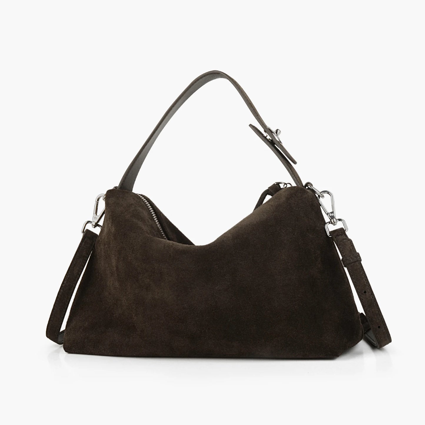 Wildleder-Handtasche | Elegant und Großzügig