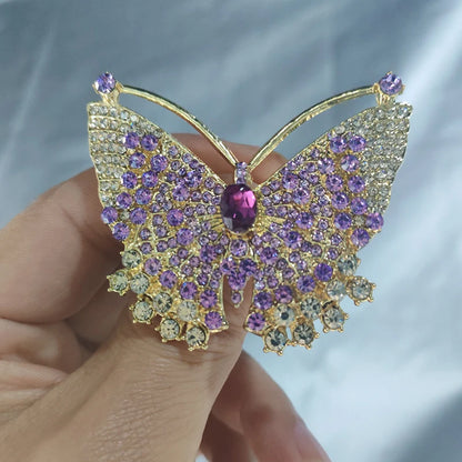 Brosche Schmetterling Emaille Mode Tier Pin Schmuck Damen