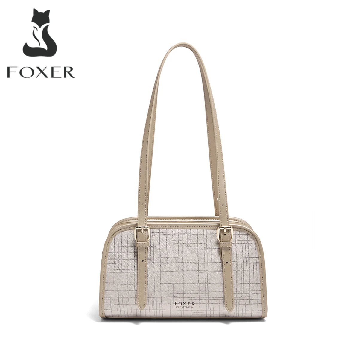 Schultertasche Aus Spaltleder Im Neuen Design Luxuriöse Satchel
