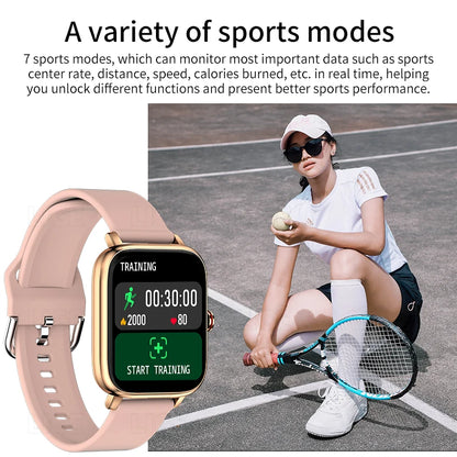 LIGE Anruf Smart Uhr Für Xiaomi DIY Uhr Gesicht 1,69 "Full Touch Screen Sport Fitness Armband Bluetooth Musik Smartwatch uhr