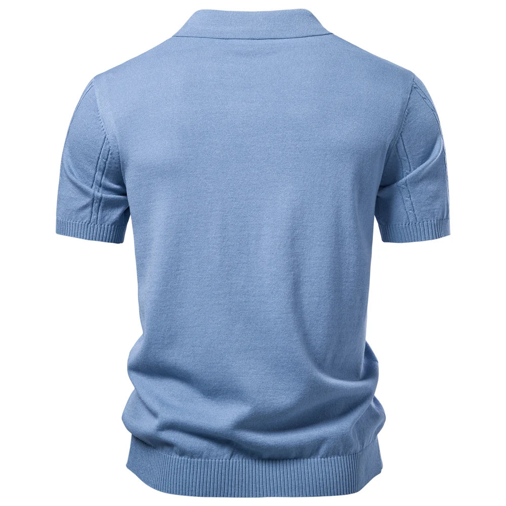 Herren Poloshirt Mit Kühlendem Stoff Und Sofortiger Kühlung