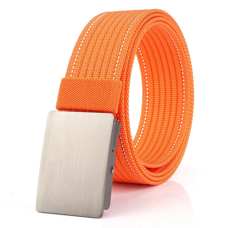 Unisex Gürtel aus Nylon mit Metall-Schnalle im taktischen Militärstil, Breite 3,8 cm