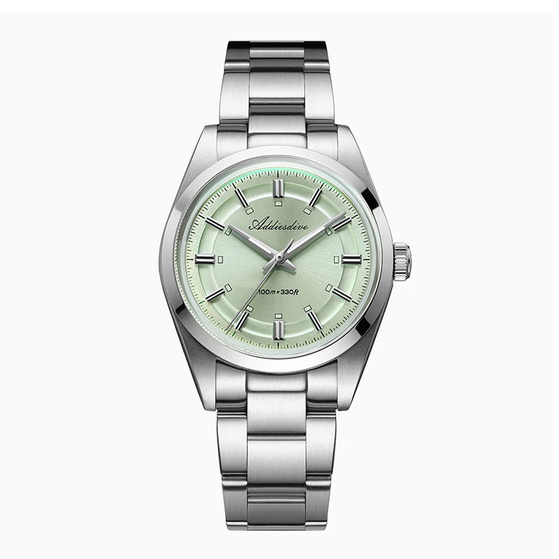 Herren-Taucheruhr mit Edelstahlarmband und Saphirglas