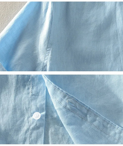 Elegantes Herrenhemd mit langem Ärmel und italienischem Design – knitterfrei und in schlichter Farbe
