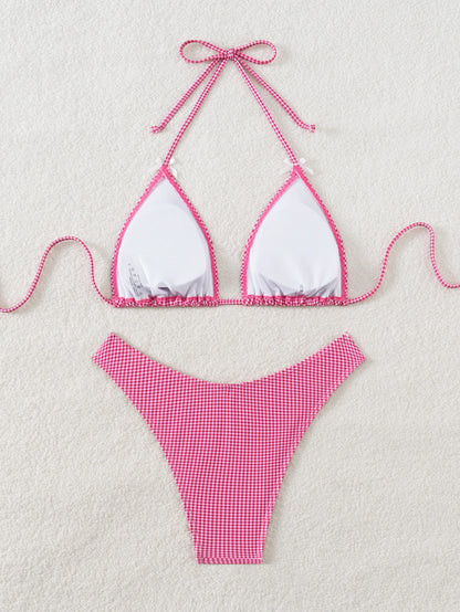 Glamouröses Push-up-Bikini-Set für Damen mit brasilianischem Schnitt – perfekt für Strand und Pool