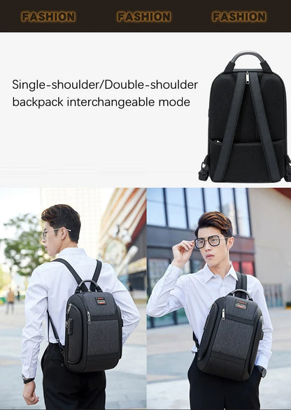Damen-Rucksack Business Stil Großes Fassungsvermögen mit Laptopfach und Gepolstertem Rücken