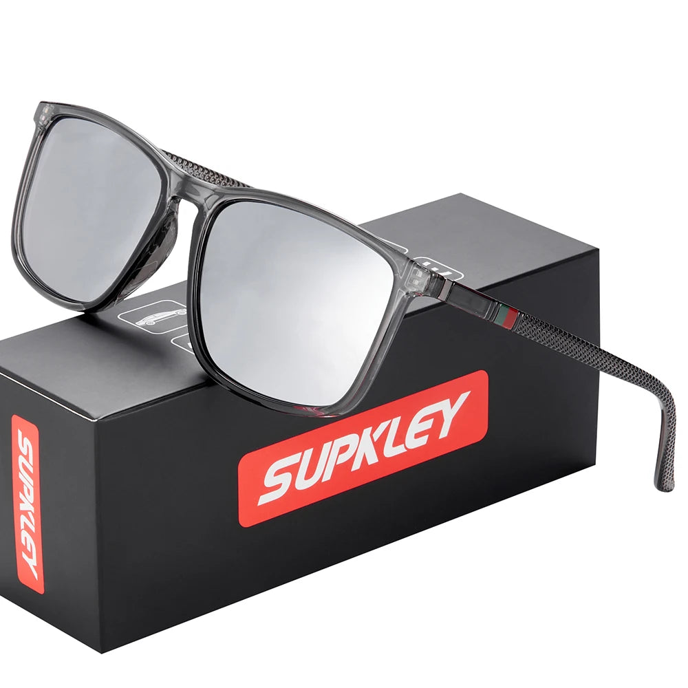 Sonnenbrille quadratisch polarisiert leicht Business Fahren Unisex
