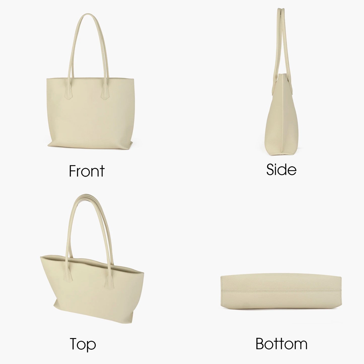 Große Tote Aus Vollleder | Elegante Damenhandtasche