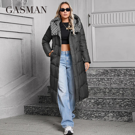 Winddichte Damen-Daunenjacke mit Kapuze – Leichter Herbst-Parka im modischen Design