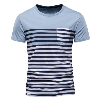 Herren T-Shirt aus Baumwolle mit Print im lässigen Streetwear-Stil