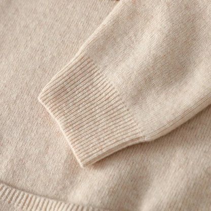 2024 neue Mode Wolle Strickjacke Mantel Top Herren Revers Business Casual Strickpullover Trend Hot Frühling und Herbst gestreift Langarm
