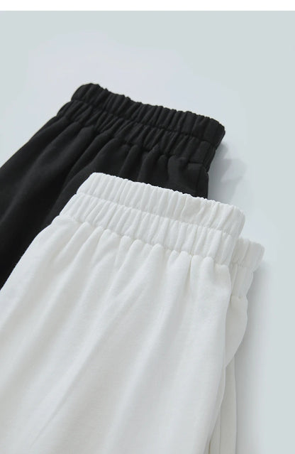 Damen Shorts aus leichtem Nylon-Baumwoll-Mix mit elastischer Taille und Taschen