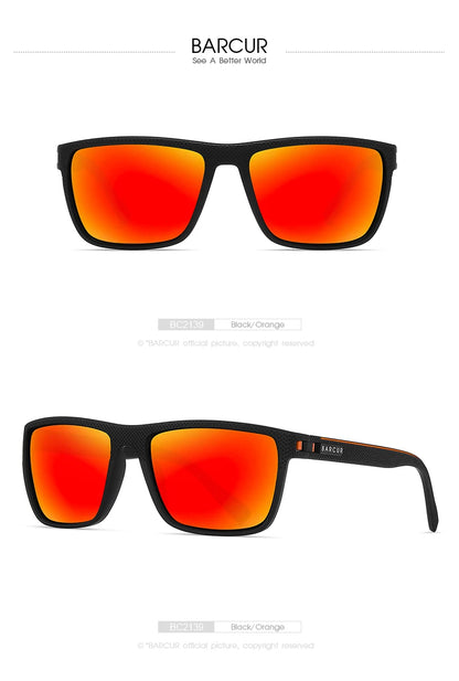 Sonnenbrille TR90 Sport polarisiert leicht UV400 Herren Damen A