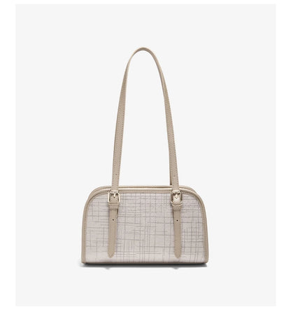 Schultertasche Aus Spaltleder Im Neuen Design Luxuriöse Satchel