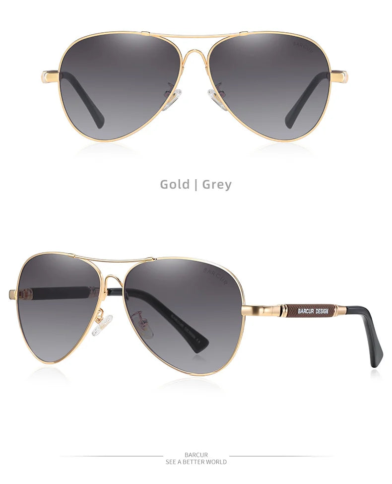 Sonnenbrille Pilot Memory-Rahmen Farbverlauf Spiegel polarisiert Unisex