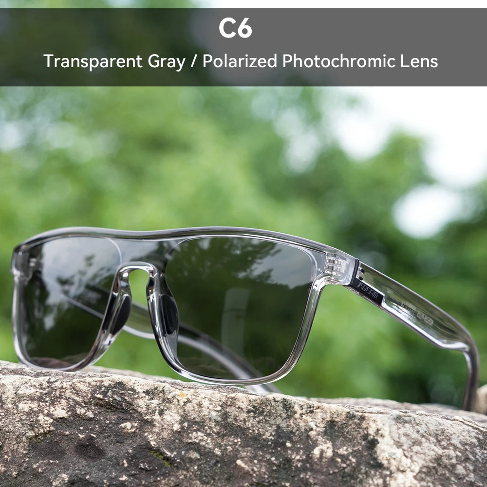 Sonnenbrille übergroß Einteiler polarisiert 153mm gebürstet Herren