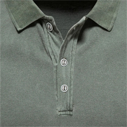 Herren Poloshirt 100% Baumwolle Langlebiger Komfort Formstabiler Kragen