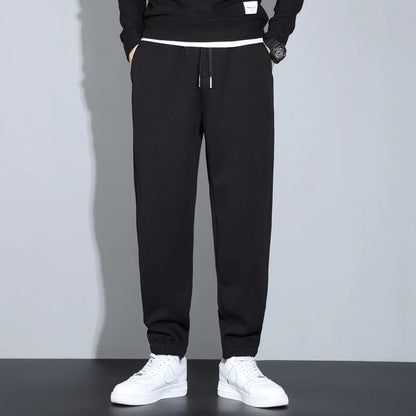 Herren Jogginghose aus weichem Fleece für Herbst und Winter mit Taschen