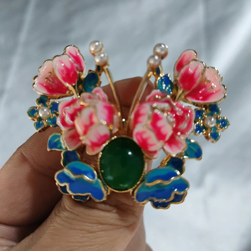 Brosche Schmetterling Emaille Mode Tier Pin Schmuck Damen