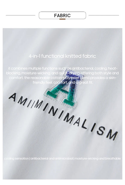 Damen T-Shirt mit Rundhalsausschnitt und besticktem lockeren Design für den Sommer