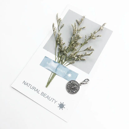 Damen-Charm-Anhänger Sternzeichen Horoskop Vintage II aus Sterlingsilber