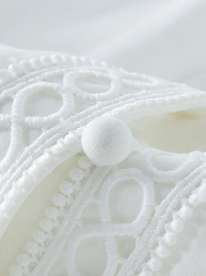 Damen-Puffärmel-Top mit Schichtdesign und vielseitigem Stil für lässige Eleganz