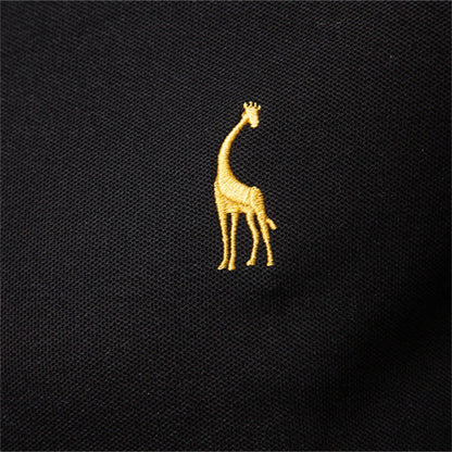 Premium Langarm Poloshirt Herren Atmungsaktiver Baumwollmix